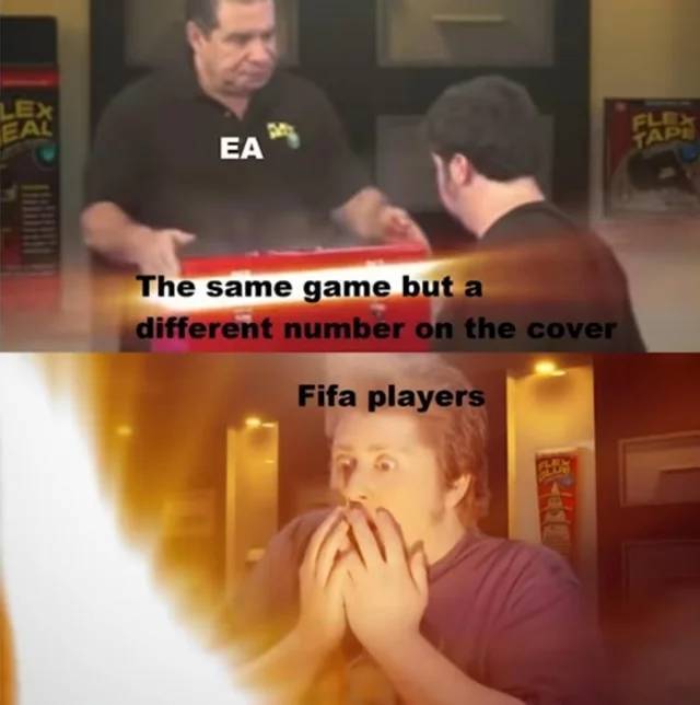 georgia election meme - Lex Eal Fle Tape Ea cover The same game but a different number on the Fifa players
