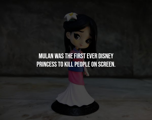 darkness - Mulan Was The First Ever Disney Princess To Kill People On Screen.