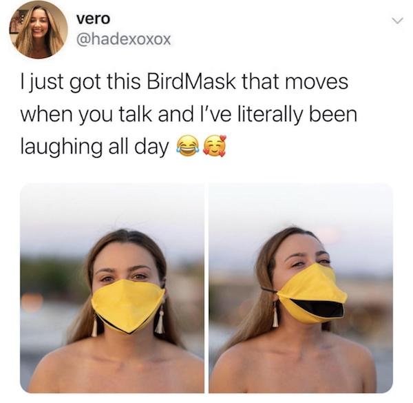 It's Always Sunny in Philadelphia - vero I just got this Bird Mask that moves when you talk and I've literally been laughing all days