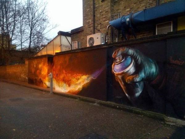 fire street art
