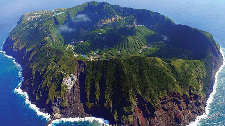 volcano island japan