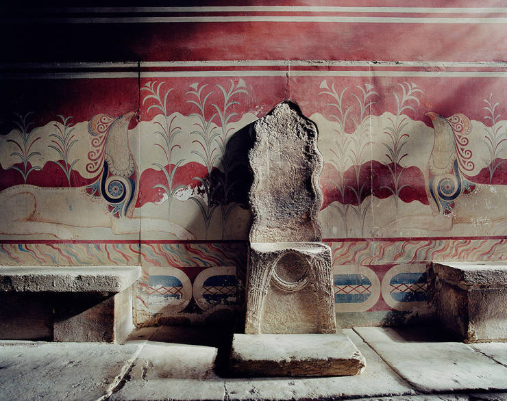 knossos throne -