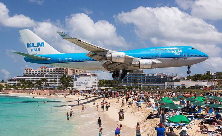 maho beach - Klm asia Klm asia Phy