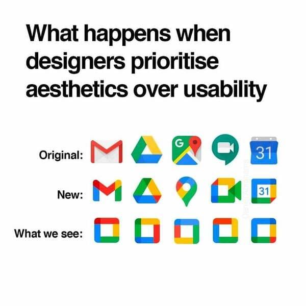 happens when designers prioritise aesthetics over usability - What happens when designers prioritise aesthetics over usability Original Mlo 31 MC920 Oooo New 31 What we see