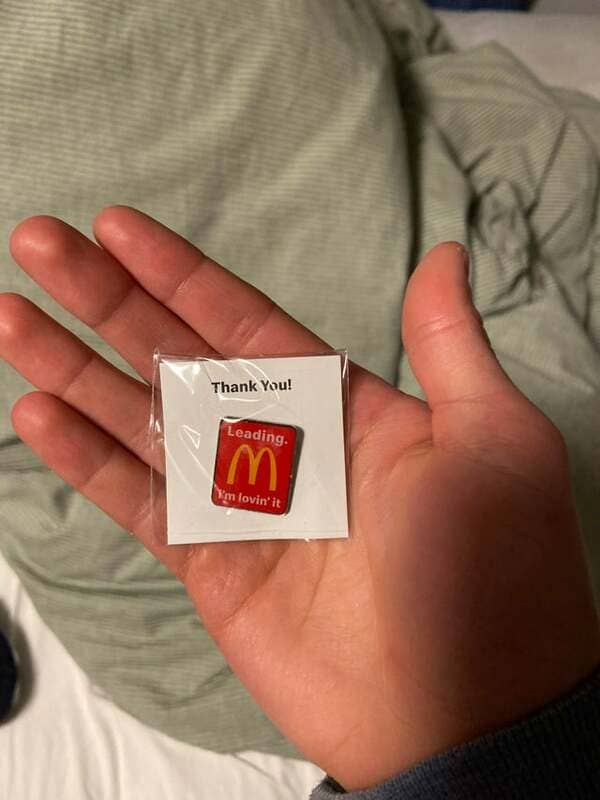 hand - Thank You! Leading m i'm lovin'it