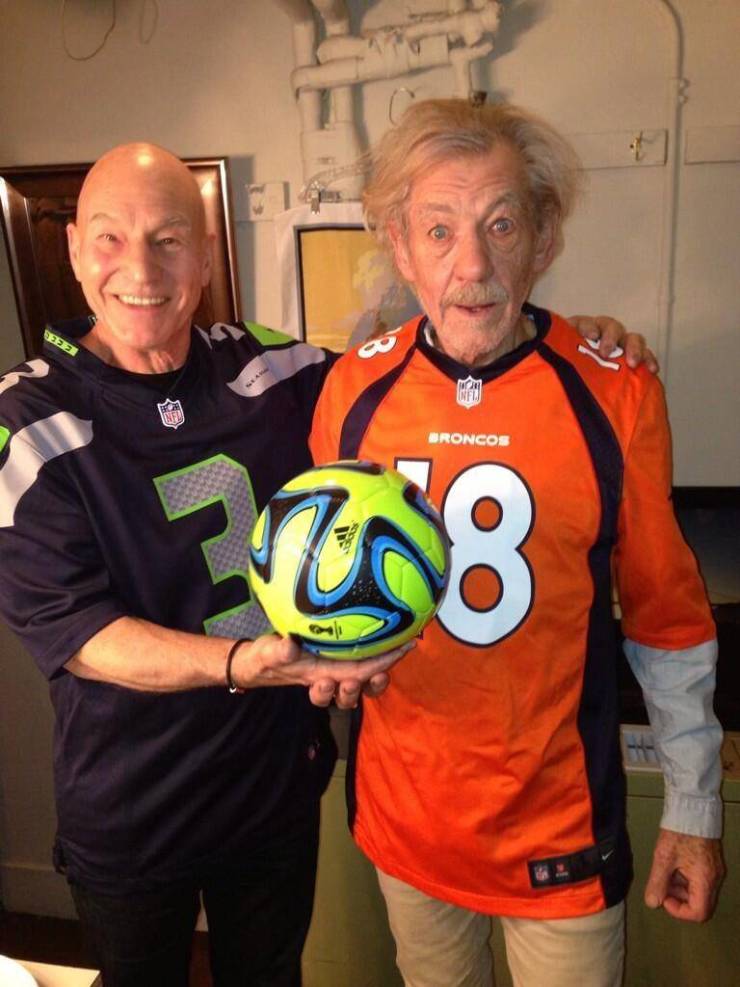 ian mckellen patrick stewart - Broncos