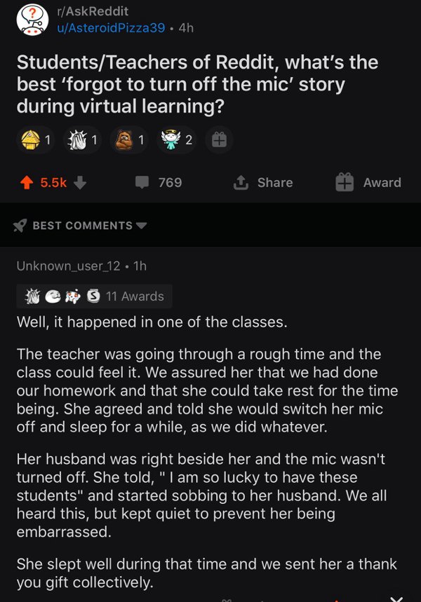 20 Wholesome Teachers.