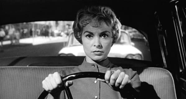 funny movie facts - woman driving in black and white movie