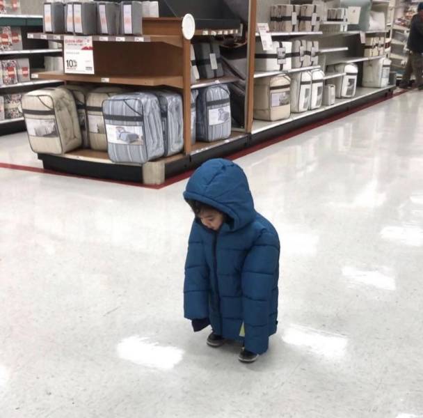 funny pics and memes - took my little brother to target