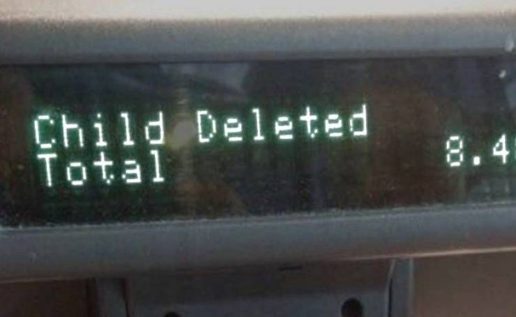 funny pics and memes - Child Deleted Total 8.4