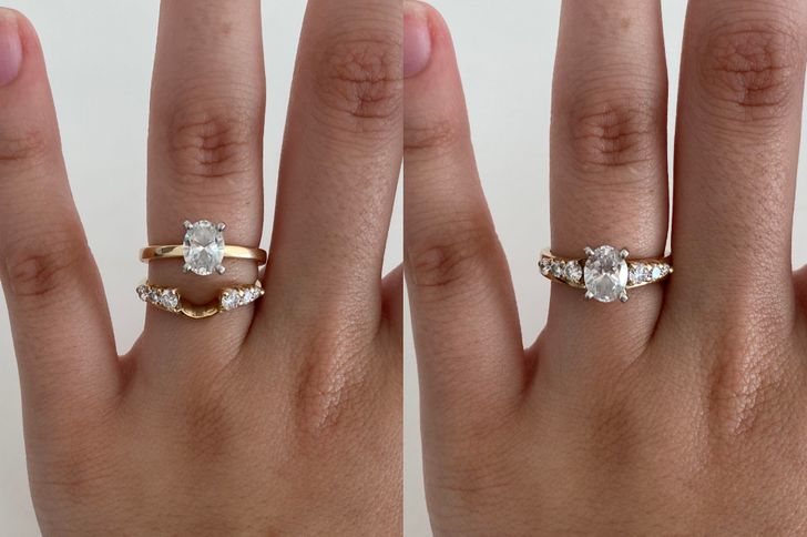 “After months of searching for a wedding band I found this beauty at a vintage auction!”