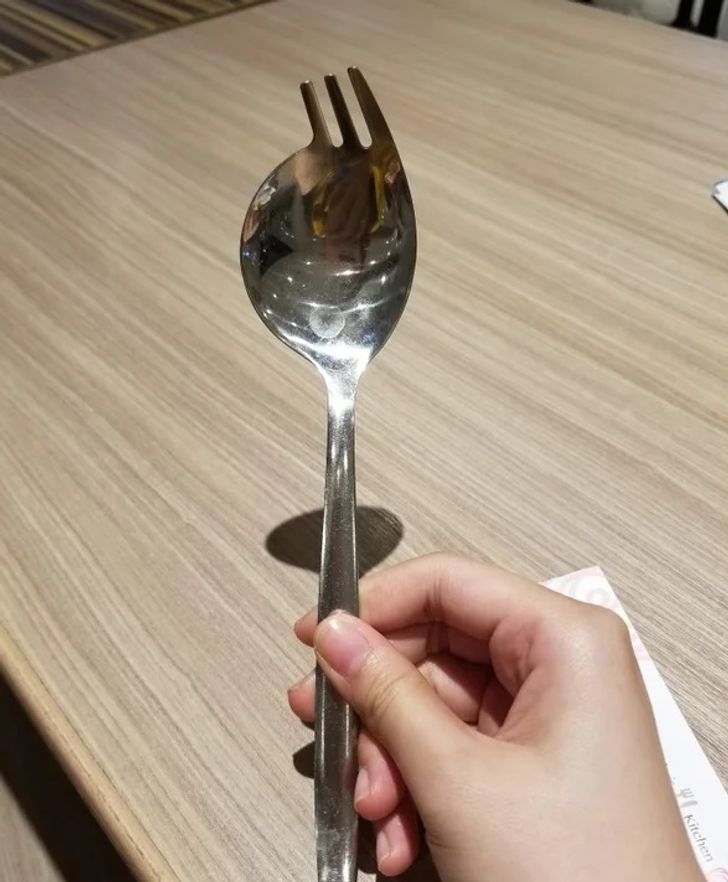 “The spoon-fork design”