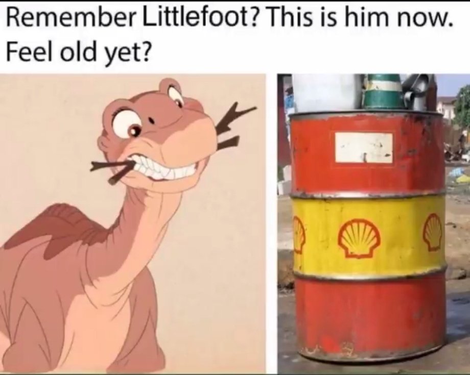 funny pics and memes - Remember Littlefoot? This is him now. Feel old yet?