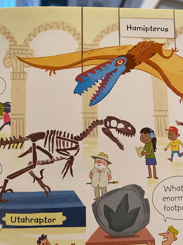 Just spotted Richard Attenborough’s character from Jurassic Park in my son’s book about dinosaurs…