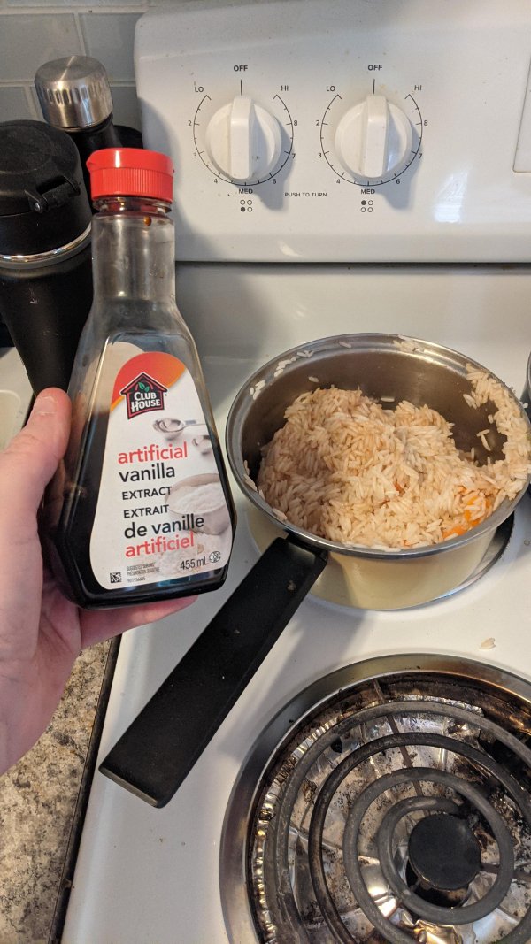 “Well that’s not the soy sauce…”