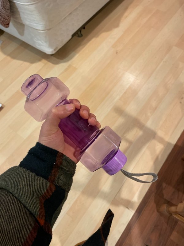 “Ordered dumbbells from China so I could workout from home and got this water bottle 2 months later instead.”