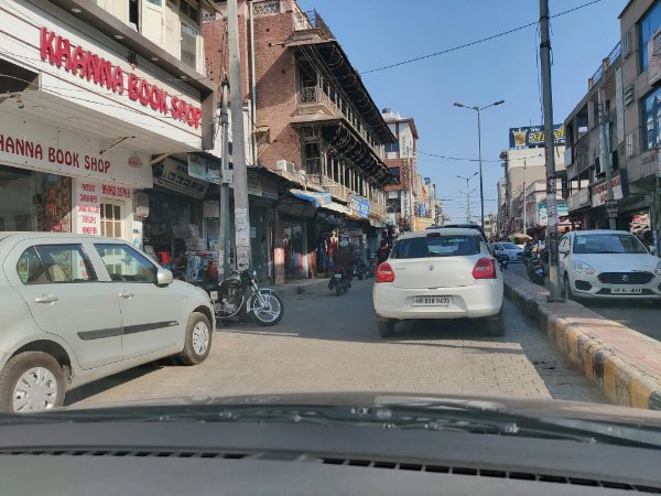 “Some assholes literally parked in the middle of the road and now I’m stuck.”