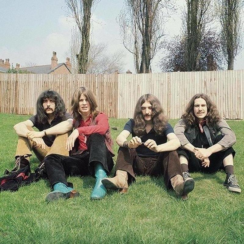 One of the first pictures taken of Black Sabbath, 1968