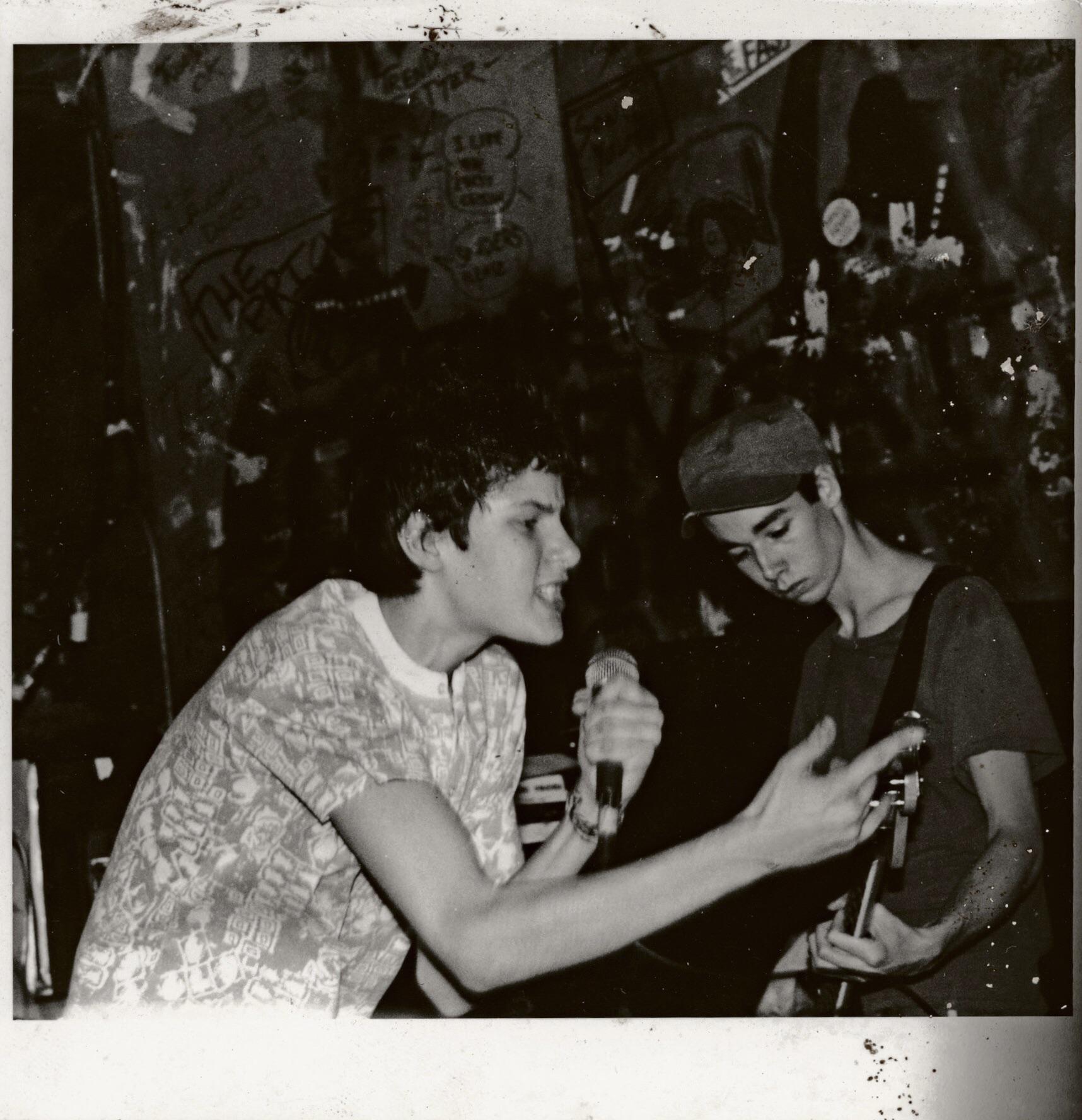 Mike Diamond and Adam Yauch back when the Beastie Boys were a hardcore punk band, 1983