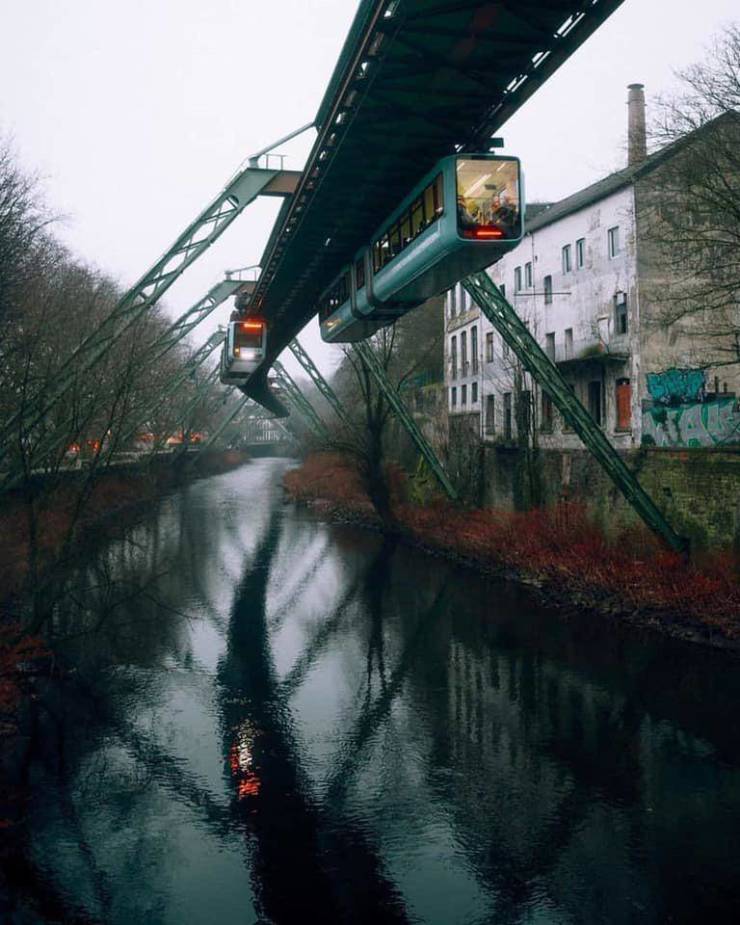 “Wuppertal Suspension Railway in Germany.”