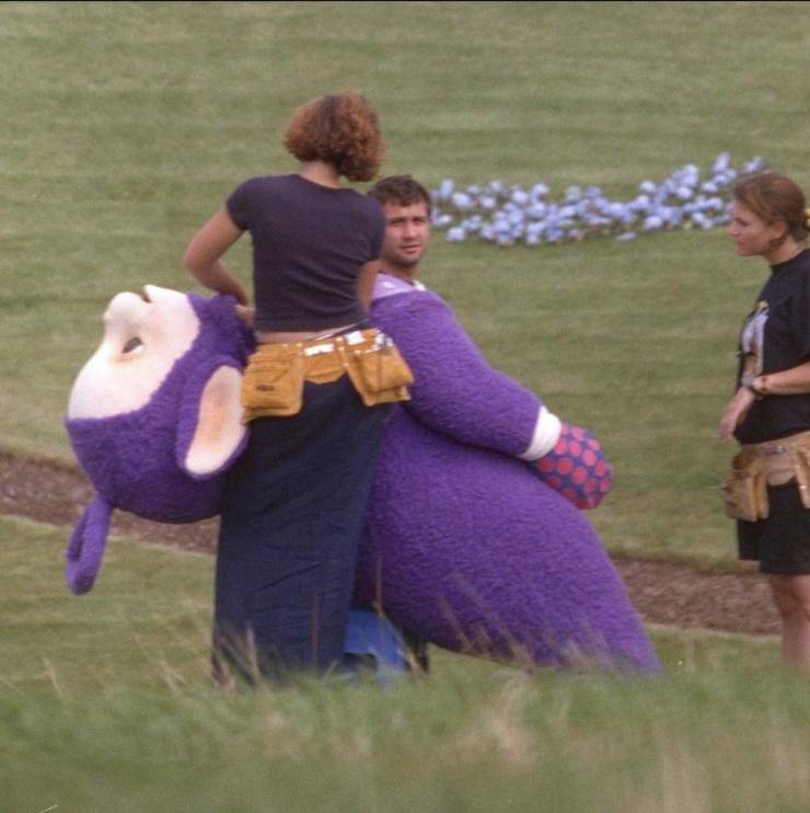 “Behind the scenes of “Teletubbies” 1997.”