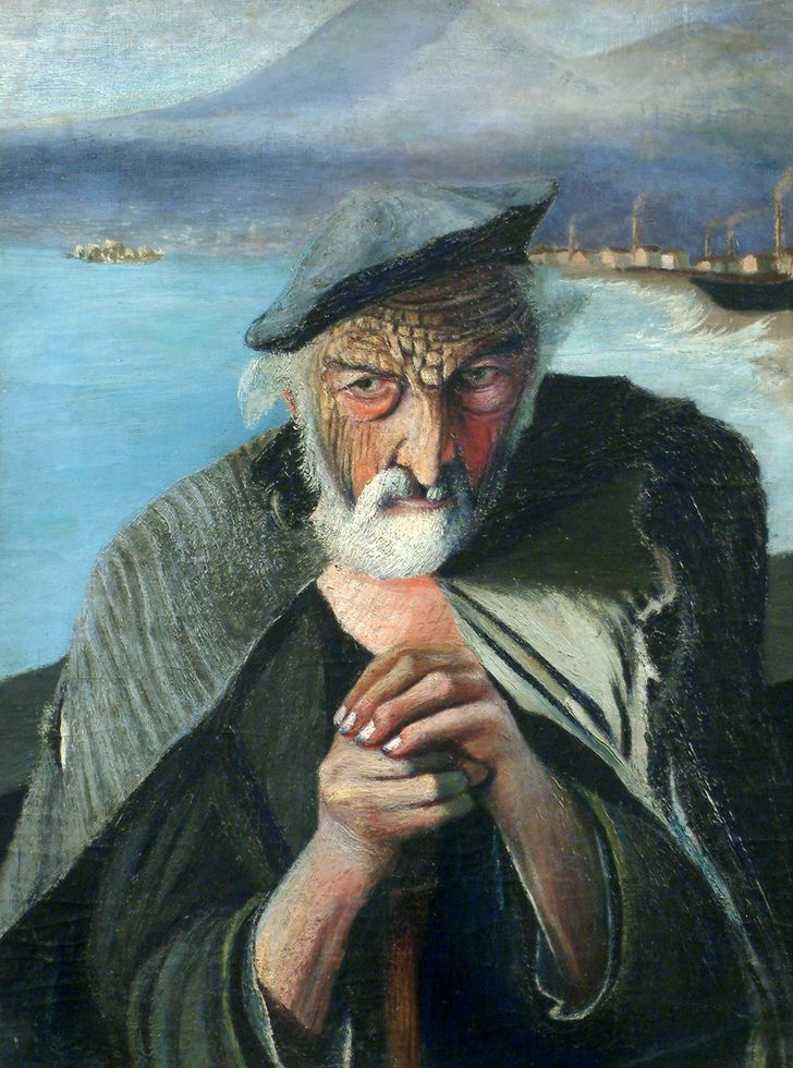 If you have ever seen the painting by Tivadar Csontváry Kosztka called Old Fisherman, you could sense its mysterious tone. Moreover, you can try to mirror the left and then the right part. You will see totally different faces — an old man and a devil.