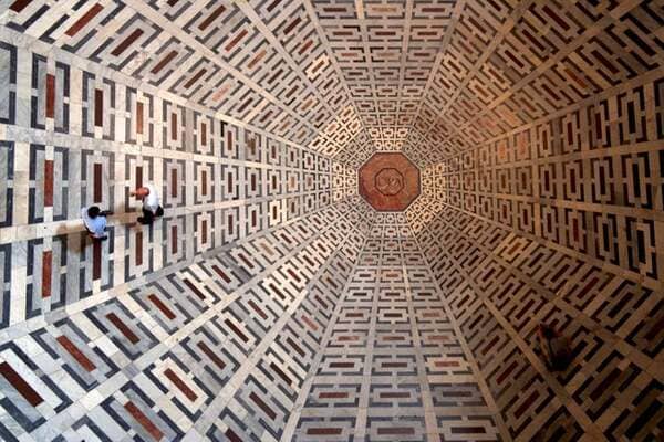 Marble floor of the Florence Cathedral.