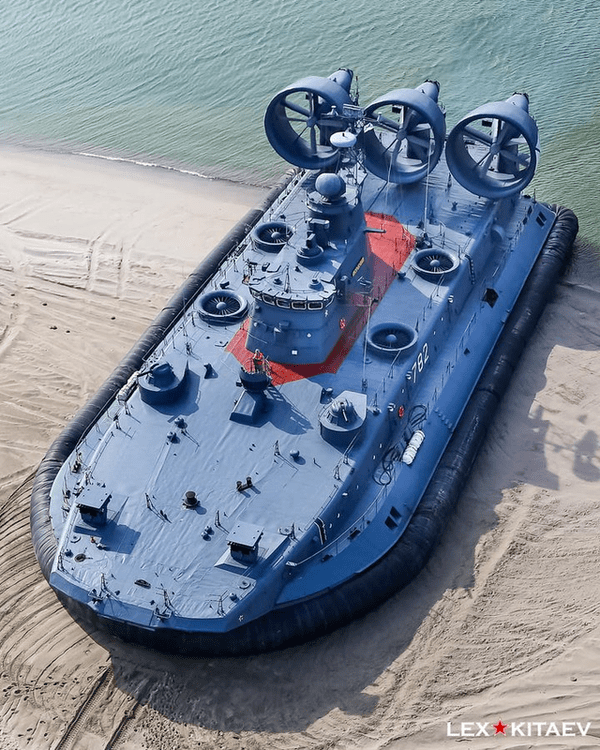 A Zubr class hovercraft, one of the largest in the world.