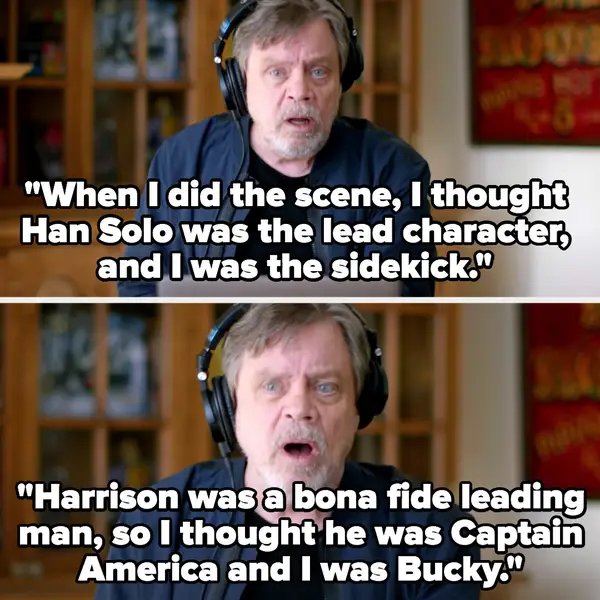While many actors try to separate themselves from career defining roles, Hamill embraces it and loves to talk about his work on Star Wars and interactions with the rest of the cast.