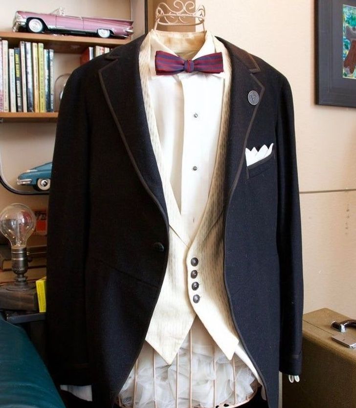 “I have a 1920s tuxedo.”