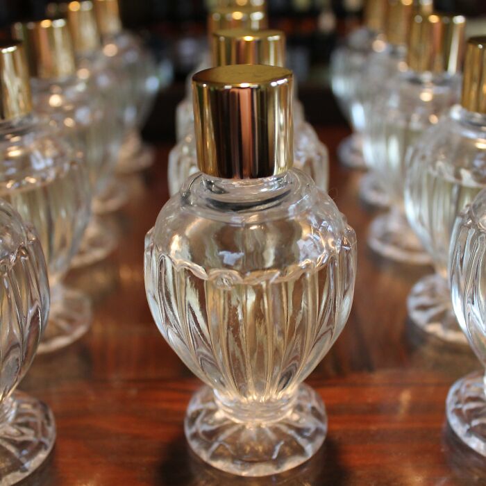 social etiquette rules - glass perfume bottles