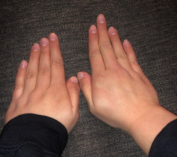 “My girlfriend has different finger structures.”