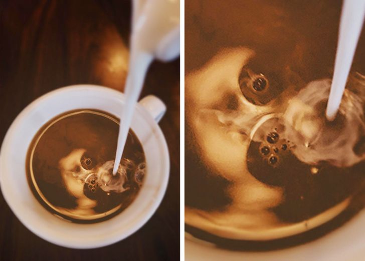 “There’s a googly-eyed ghost in my coffee!”