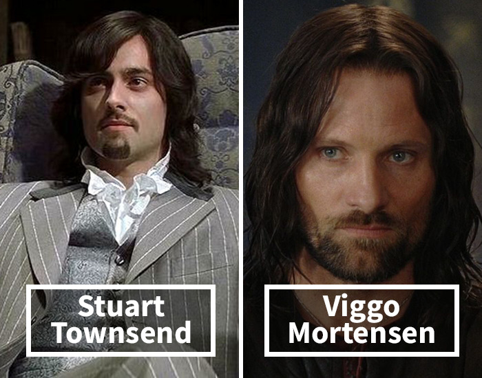 Stuart Townsend, a relatively new name in the industry, was cast as Aragorn in Lord of the Rings, but when the filming began, he lasted only a few days. The director was quick to notice Townsend was too young to play the Strider, and the role was given to Viggo Mortenson, who gave an iconic performance.