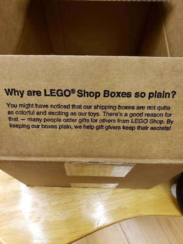 Thanks, LEGO.