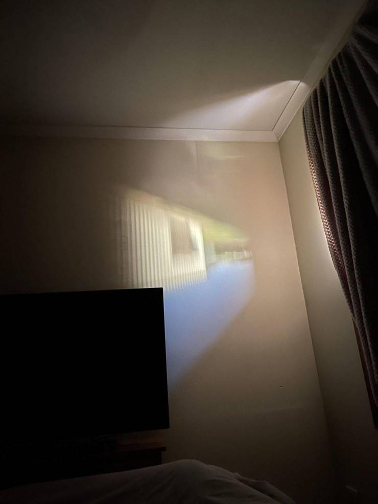 “My backyard is being projected onto my wall.”