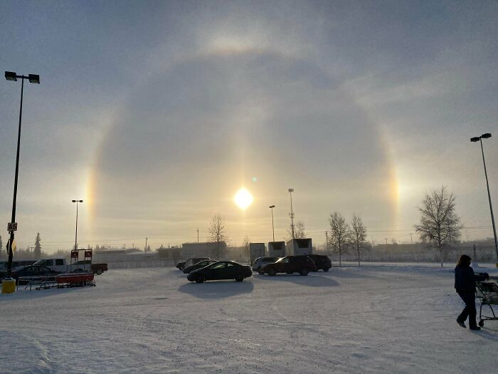 This Cold Weather Phenomenon Today In Fairbanks, Alaska