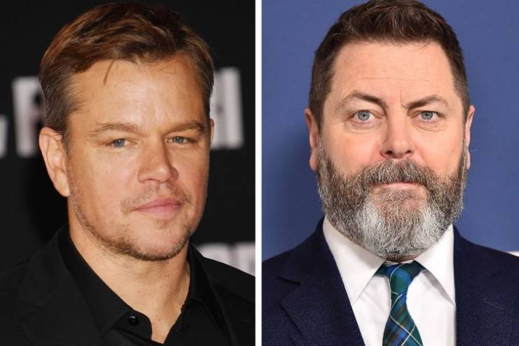 Matt Damon and Nick Offerman, 50 years old