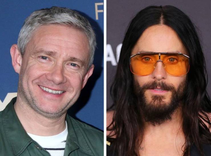 Martin Freeman and Jared Leto, 49 years old