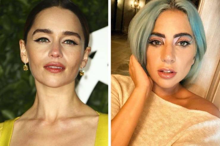 Emilia Clarke and Lady Gaga, 34 years old