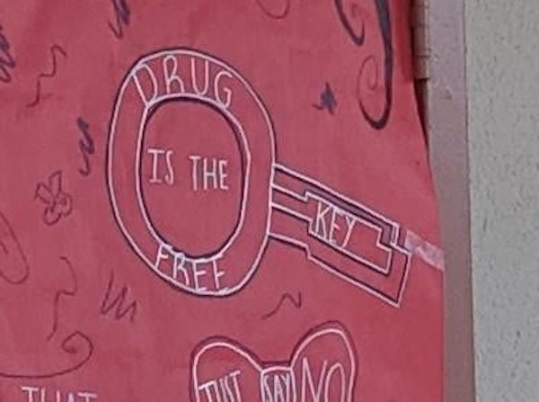 funny spelling fails - drug is the free key