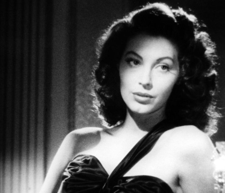 Ava Gardner (ages 24 and 62)