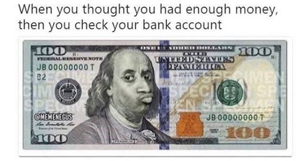 42 Memes For People Who Are Broke.