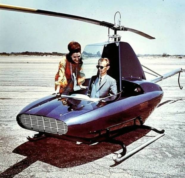 funny pics - rotorway javelin personal helicopter 1965