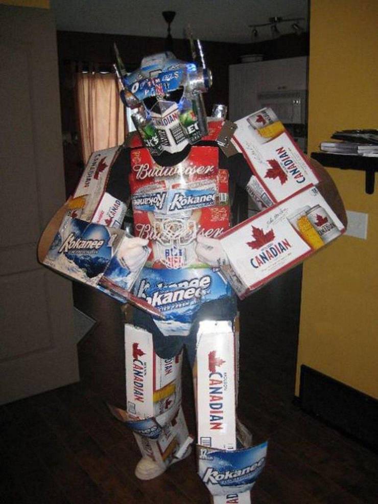 funny pics - beer costume