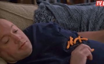 funny 911 call stories - kevin james eating cheetos on the couch