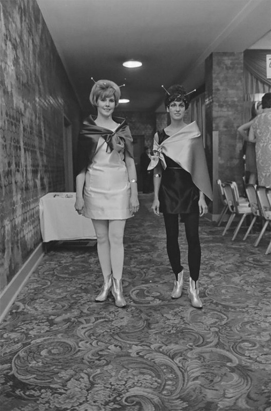 Ladies at the Sci-Fi Convention, Cleveland, OH, 1966