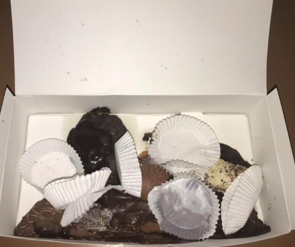 “Bought $30 worth of truffles then got stuck in stand still traffic for 30 minutes.”