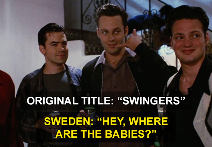 patrick van horn - Original Title "Swingers" Sweden "Hey, Where Are The Babies?"