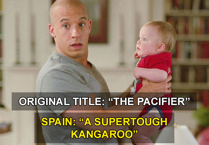 vin diesel - ge Original Title "The Pacifier" Spain "A Supertough Kangaroo"